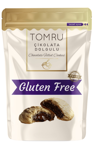 Tomru Glutensiz Çikolata Dolgulu Atıştırmalık Kurabiye 120gr